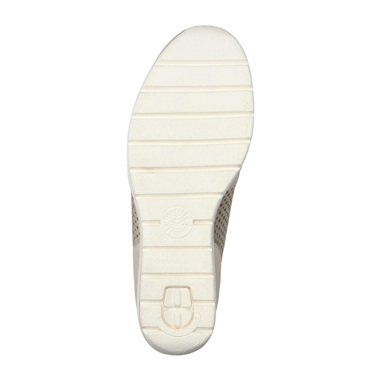 lacets femme modèle Abby perf Blanc casse - Mephisto